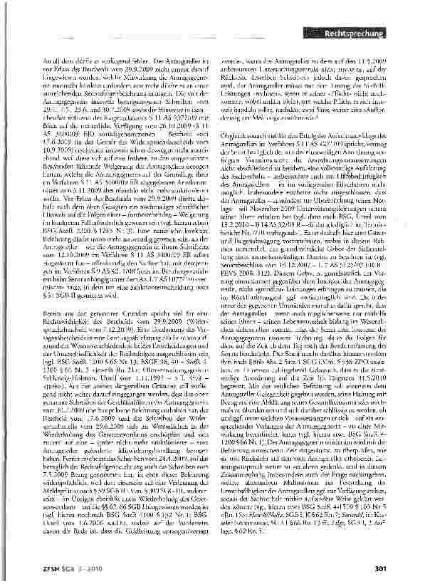 Vorschauseite 4: Versagung von ALG II wegen fehlender Mitwirkung; Mitwirkungspflichten bei ärztlichen Untersuchungen; aufschiebende Wirkung von Rechtsbehelfen; Erlass einer einstweiligen Anordnung