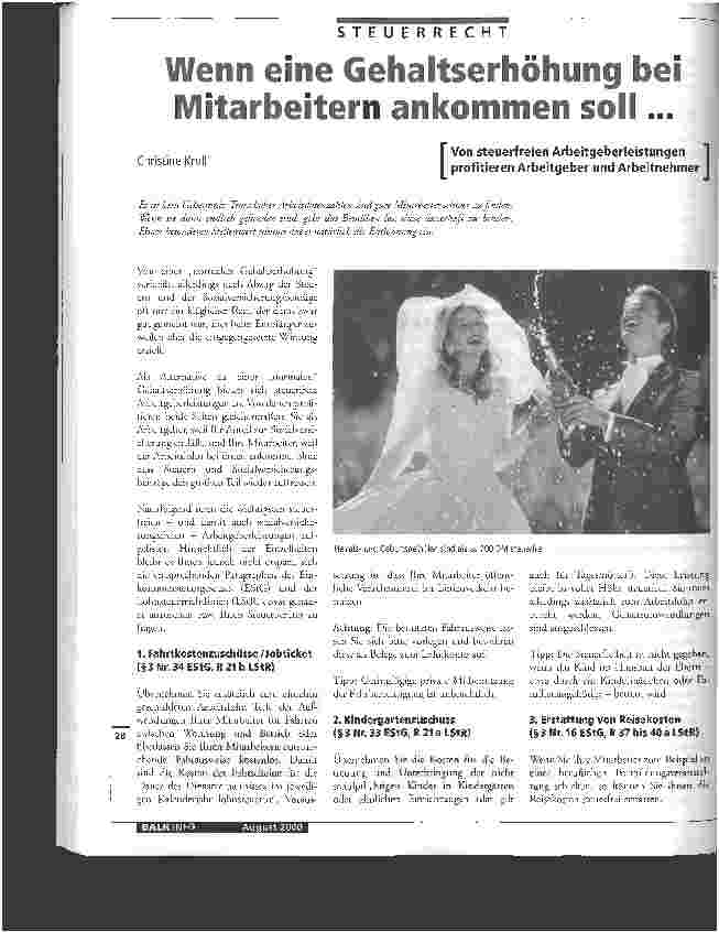 Vorschauseite 1: Wenn eine Gehaltserhöhung bei Mitarbeitern ankommen soll. ..