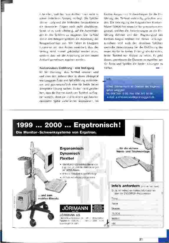 Vorschauseite 2: TarMed steht und fällt mit einem fundierten Schulungsangebot