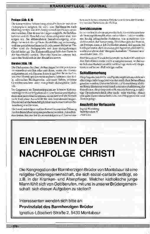 Vorschauseite 4: Frühund Spätkomplikationen bei Colostomie und Ileostomien aus pflegerischer Sicht