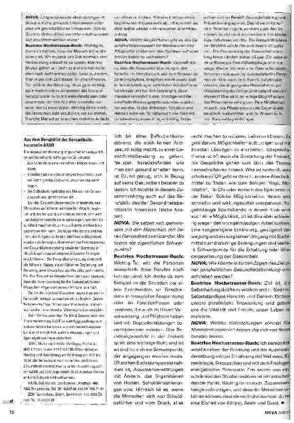 Vorschauseite 2: Gesundheit ist ein wichtiges Gut