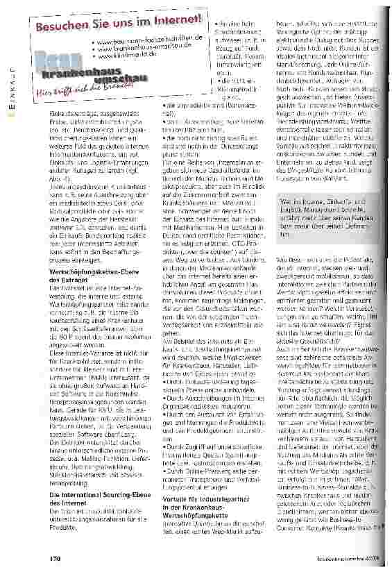 Vorschauseite 4: Die Internet-Revolution Konsequenzen für die Organisationsund Entscheidungsstrukturen in Einkauf und Logistik