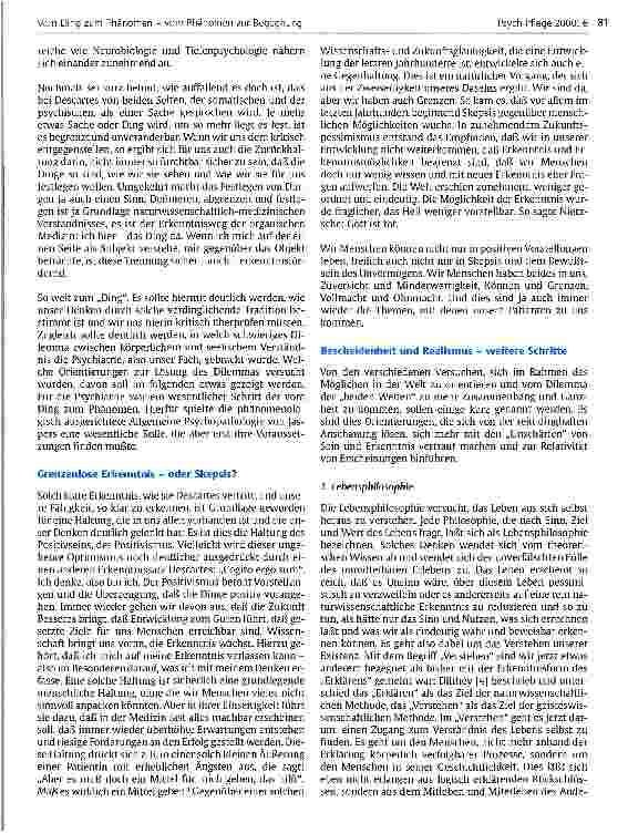 Vorschauseite 3: Vom Ding zum Phänomen - vom Phänomen zur Begegnung