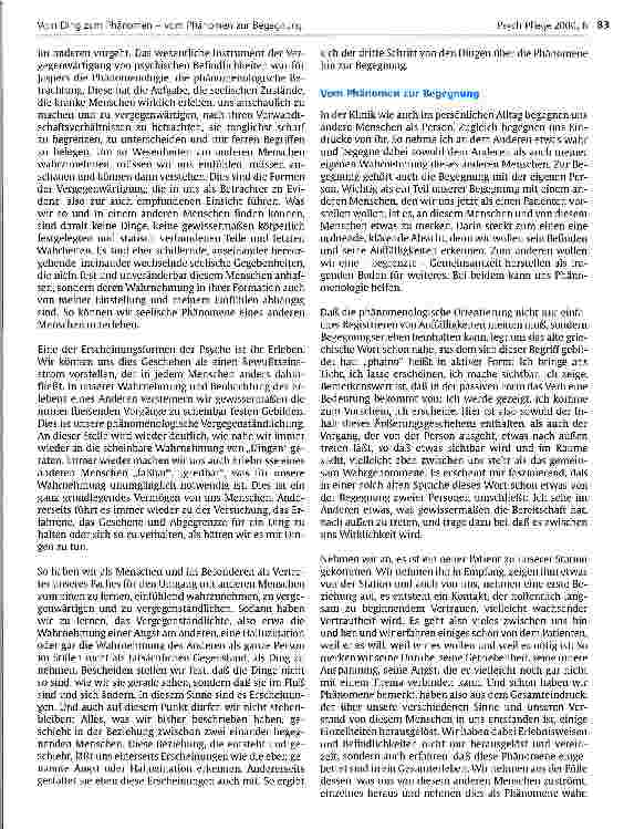 Vorschauseite 5: Vom Ding zum Phänomen - vom Phänomen zur Begegnung