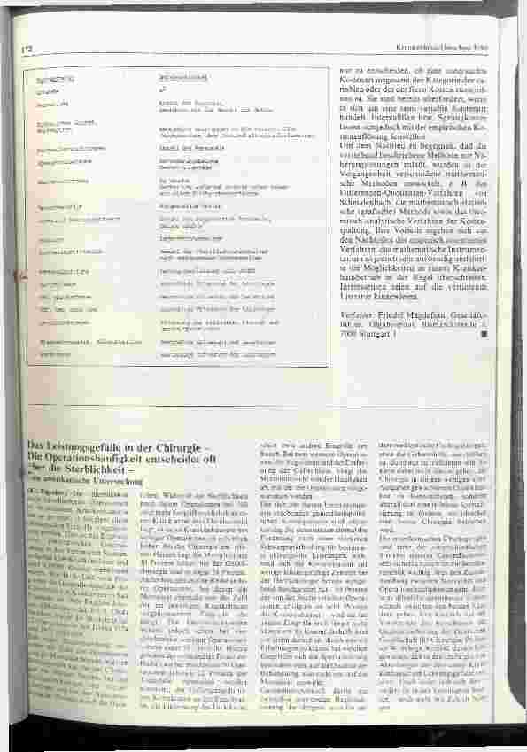 Vorschauseite 5: Die Entwicklung von Umlageschlüsseln, Methoden und Grenzen der Kostenspaltung bei der Anwendung der Betriebsabrechnung im Krankenhaus