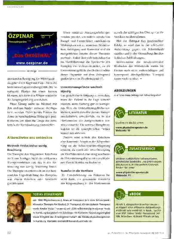 Vorschauseite 5: Klappsches Kriechen