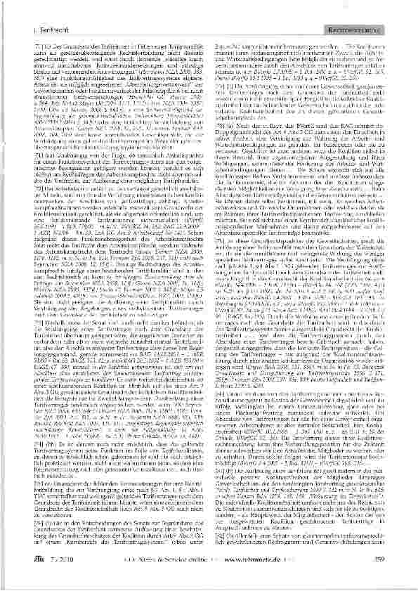 Vorschauseite 5: Grundsatz der Tarifeinheit (Anfragebeschluss); Ausschlussfrist