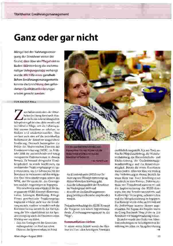 Vorschauseite 1: Ganz oder gar nicht