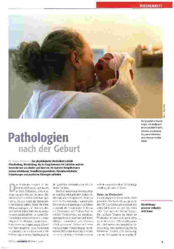Vorschauseite 1: Pathologien nach der Geburt