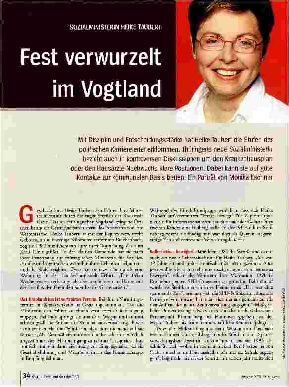Vorschauseite 1: Fest verwurzelt im Vogtland