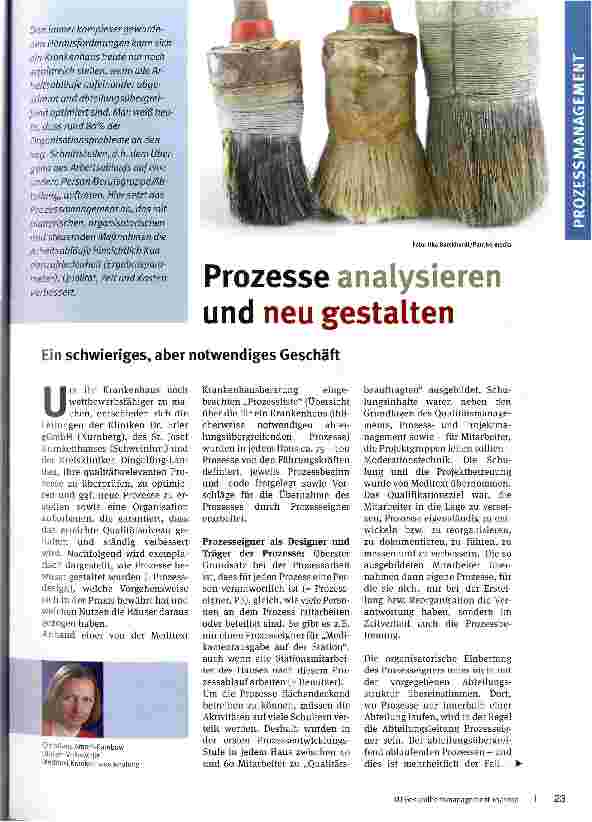 Vorschauseite 1: Prozesse analysieren und neu gestalten