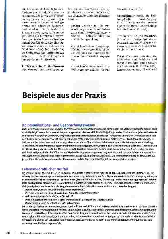 Vorschauseite 4: Prozesse analysieren und neu gestalten