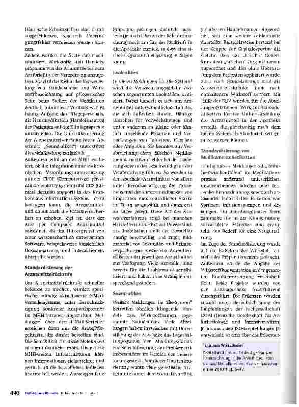 Vorschauseite 4: Fehler erkannt - Fehler gemeldet -Fehler gebannt!