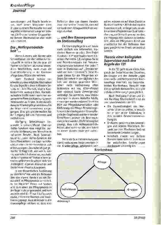 Vorschauseite 2: Kollegiale Supervision Eine Möglichkeit zur internen Qualitätssicherung in der Krankenpflege