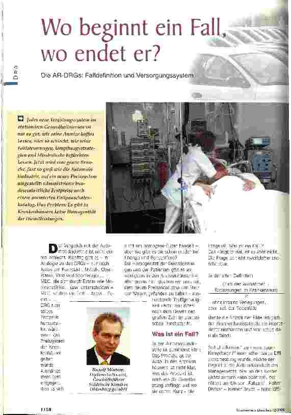 Vorschauseite 1: Wo beginnt ein Fall, wo endet er?