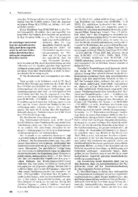 Vorschauseite 2: Konkurrentenstreitverfahren