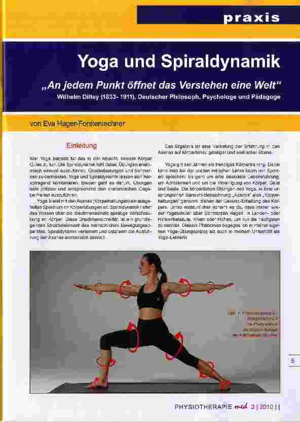 Vorschauseite 1: Yoga und Spiraldynamik