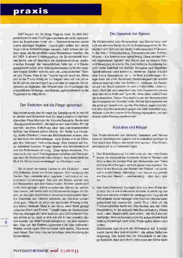 Vorschauseite 2: Yoga und Spiraldynamik