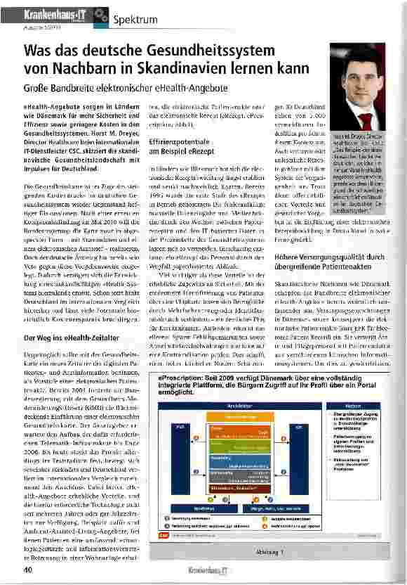 Vorschauseite 1: Was das deutsche Gesundheitssystem von Nachbarn in Skandinavien lernen kann