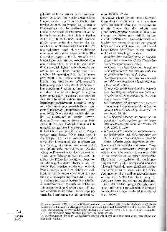 Vorschauseite 2: GESUND PFLEGEN UNTER ZEITNOT UND FEHLENDER ANERKENNUNG? WERTSCHÄTZUNGSASPEKTE DES GESUNDHEITSMANAGEMENTS IN DER KRANKENPFLEGE