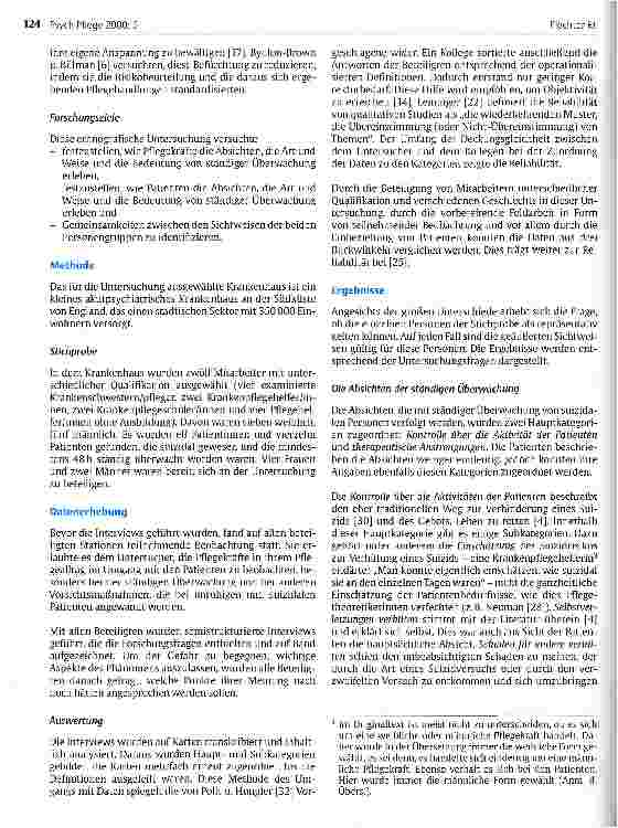 Vorschauseite 2: Ständige Überwachung: Sichtweisen von Mitarbeitern und suizidalen Patienten