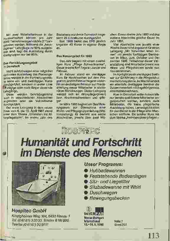 Vorschauseite 3: Evangelische Fortbildungsstätte in Dornstadt