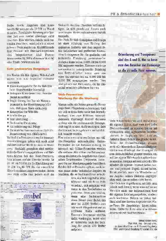 Vorschauseite 4: Pflegedienste berichten über erste Erfahrungen