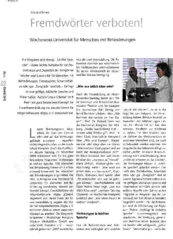 Vorschauseite 1: Fremdwörter verboten!