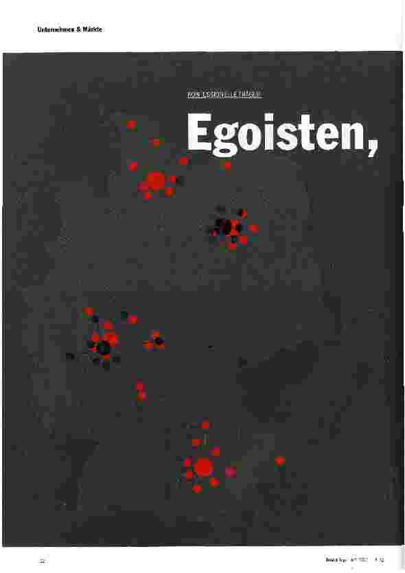 Vorschauseite 1: Egoisten, verbündet euch!