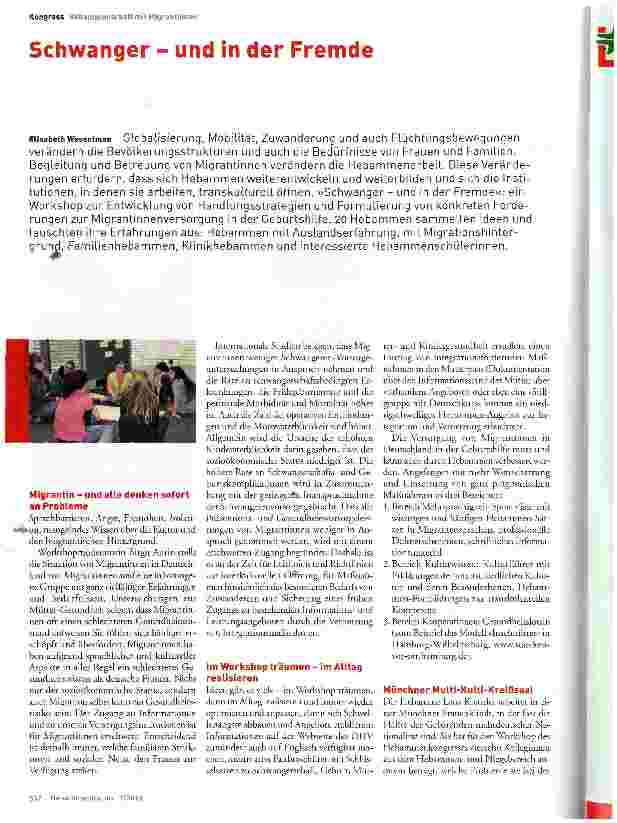 Vorschauseite 1: Schwanger - und in der Fremde
