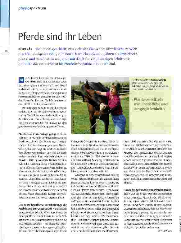 Vorschauseite 1: Pferde sind ihr Leben