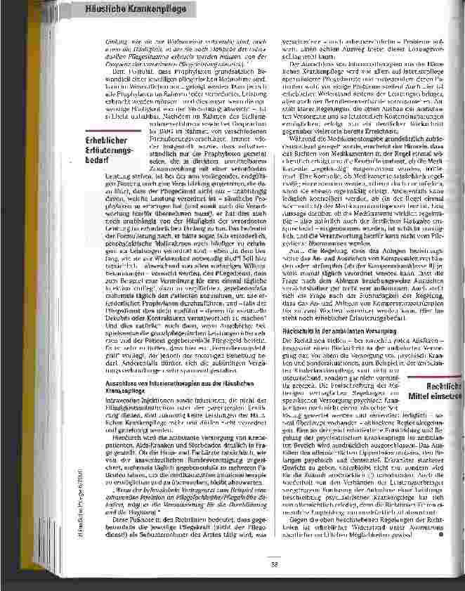 Vorschauseite 4: Anfang vom Ende der ambulanten Versorgung? !? Bundesministerium für Gesundheit genehmigt Richtlinien zur Häuslichen Krankenpflege n