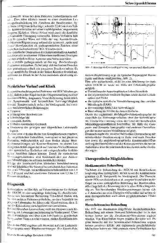 Vorschauseite 2: Hypertrophische obstruktive Kardiomyopathie