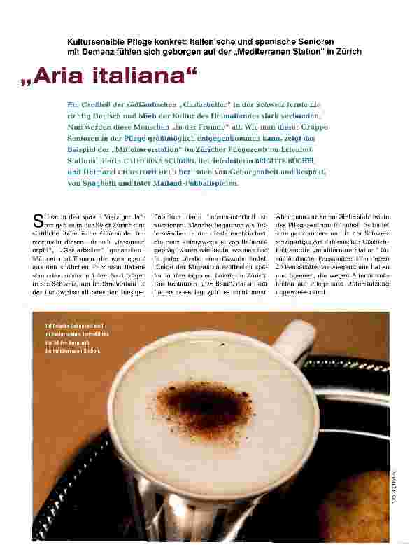 Vorschauseite 1: Aria italiana