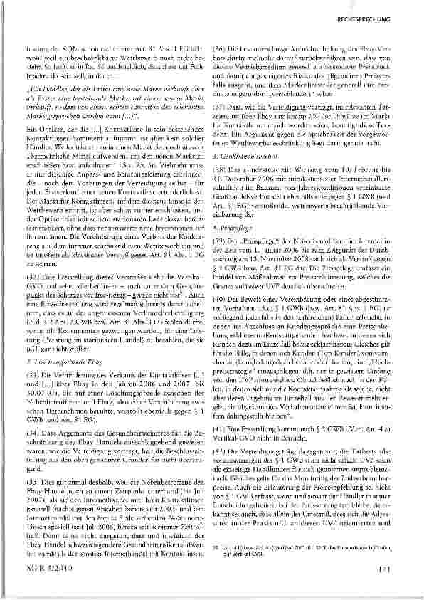 Vorschauseite 4: Preisabstimmung zwischen Händler und Lieferanten