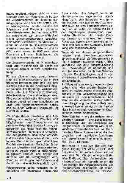 Vorschauseite 4: Die Aufgaben des Pflegedienstes in der primären Gesundheitsversorgung - Tag der Krankenpflege 1980