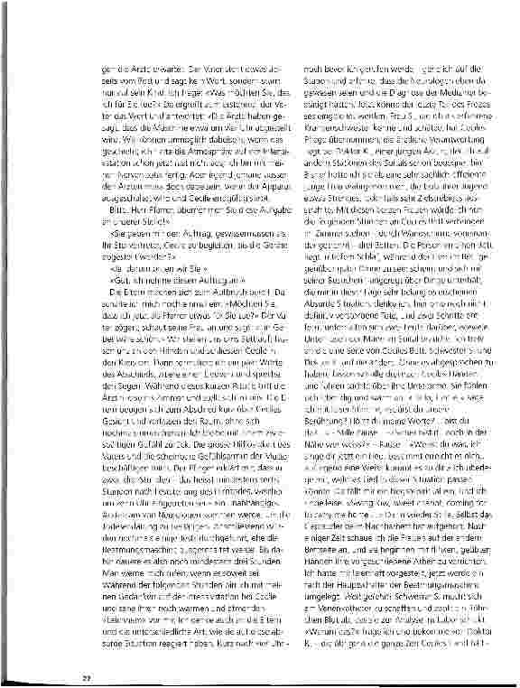 Vorschauseite 2: Cecile W. : Begleitung einer bereits Verstorbenen