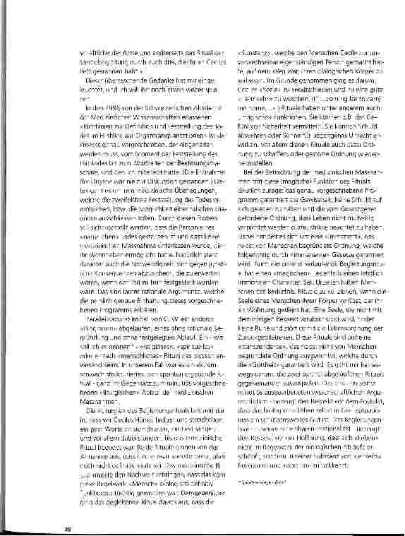 Vorschauseite 4: Cecile W. : Begleitung einer bereits Verstorbenen