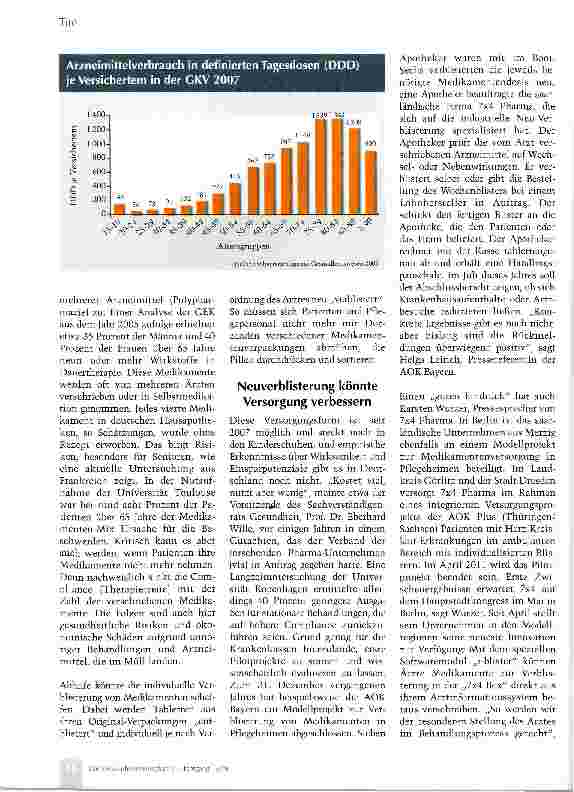 Vorschauseite 2: Die richtigten Medikamente für ein langes Leben