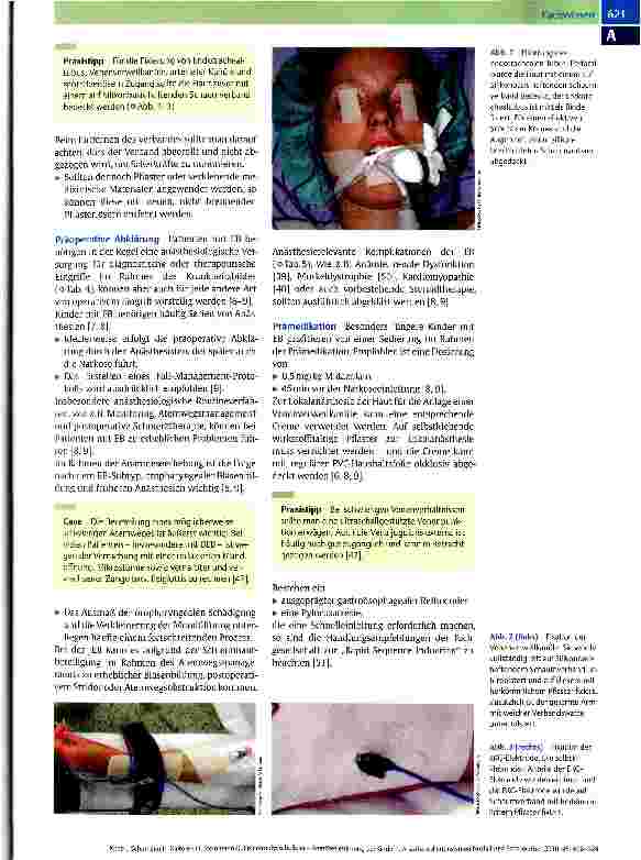 Vorschauseite 4: Epidermolysis bullosa Anästhesieführung bei Kindern