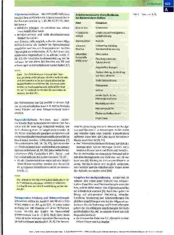 Vorschauseite 6: Epidermolysis bullosa Anästhesieführung bei Kindern