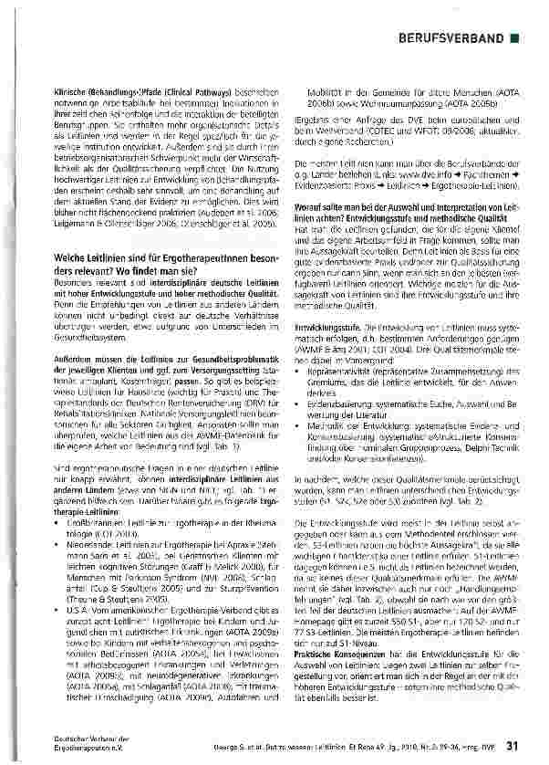 Vorschauseite 3: Gut zu wissen: Leitlinien