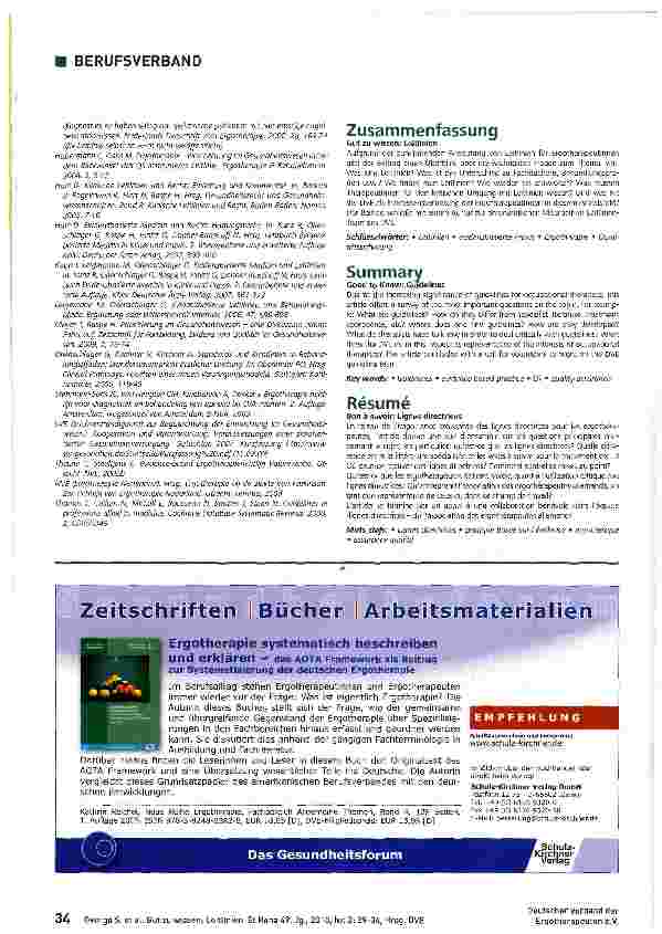 Vorschauseite 6: Gut zu wissen: Leitlinien
