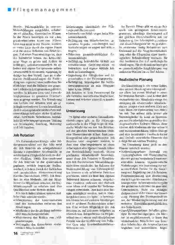 Vorschauseite 2: Möglichkeiten der Qualifizierung von Führungskräften