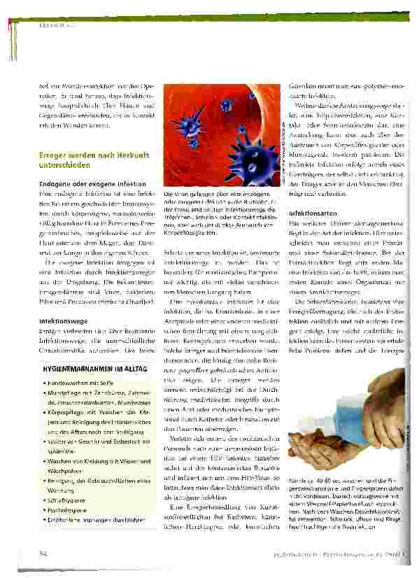 Vorschauseite 2: Hygiene in der physiotherapeutischen Praxis
