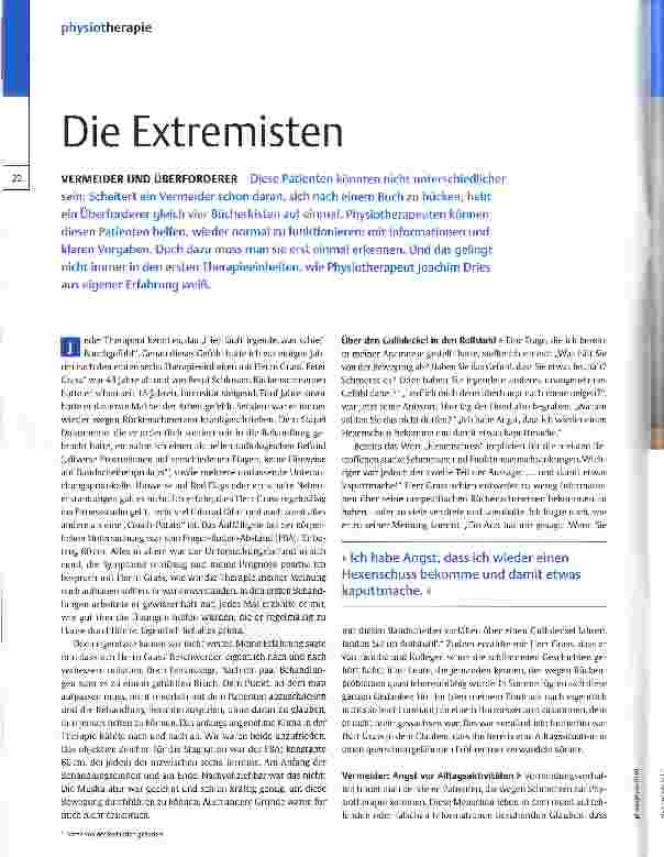Vorschauseite 1: Die Extremisten