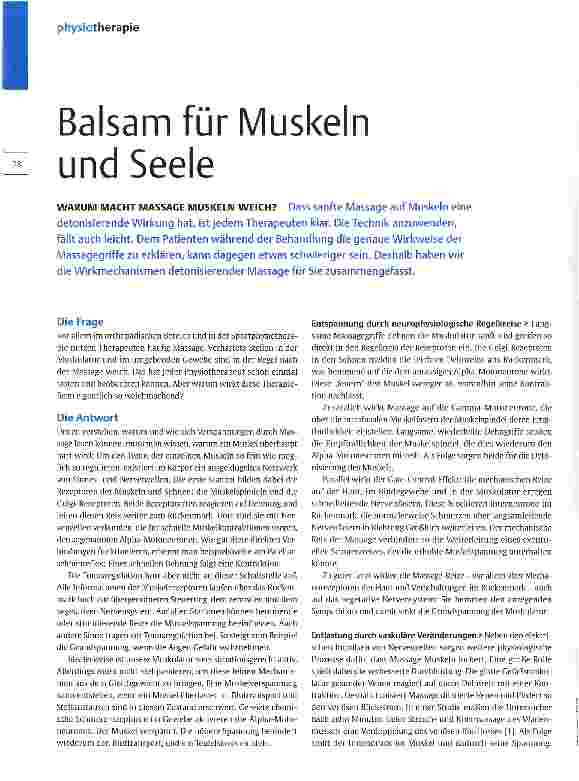Vorschauseite 1: Balsam für und Seele