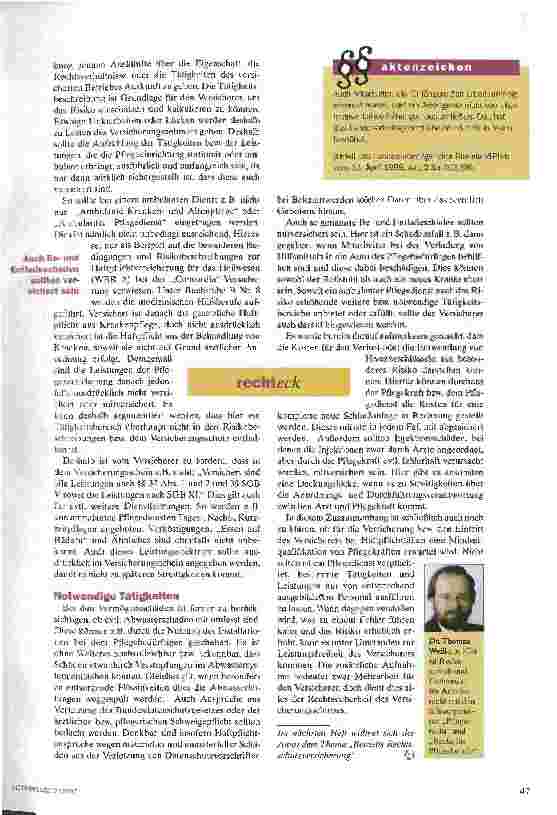 Vorschauseite 2: In die Pflicht genommen