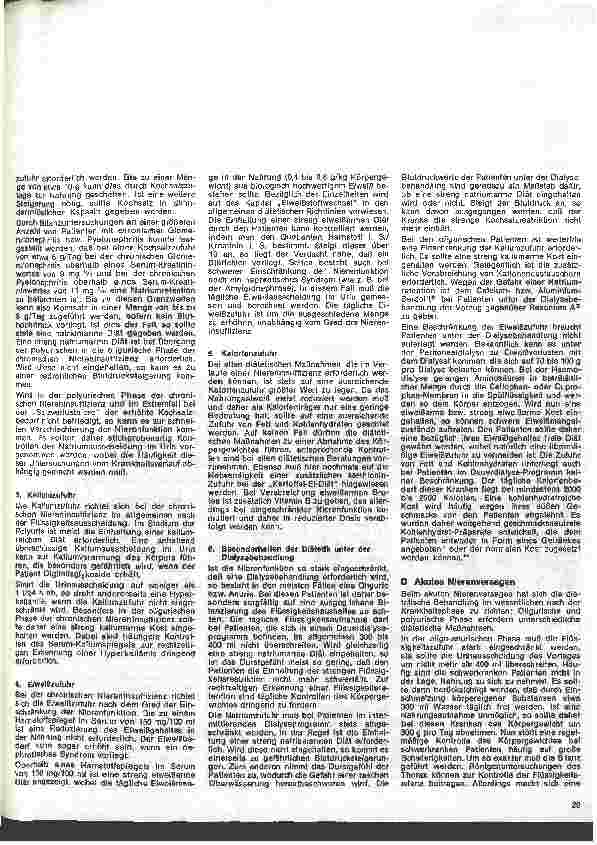 Vorschauseite 2: Praxis der Nephrologie 13. Folge: Diät bei verschiedenen Nierenerkrankungen (2)