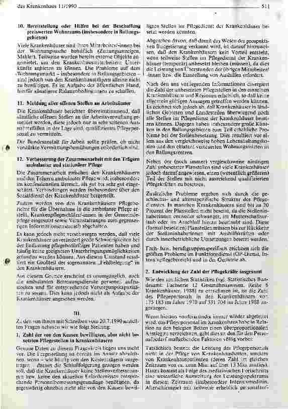 Vorschauseite 4: DKG zur Situation in den Pflegeberufen